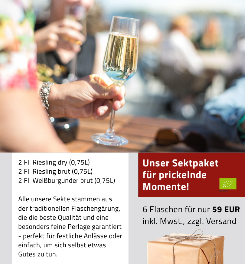 Sektpaket fr prickelnde Momente